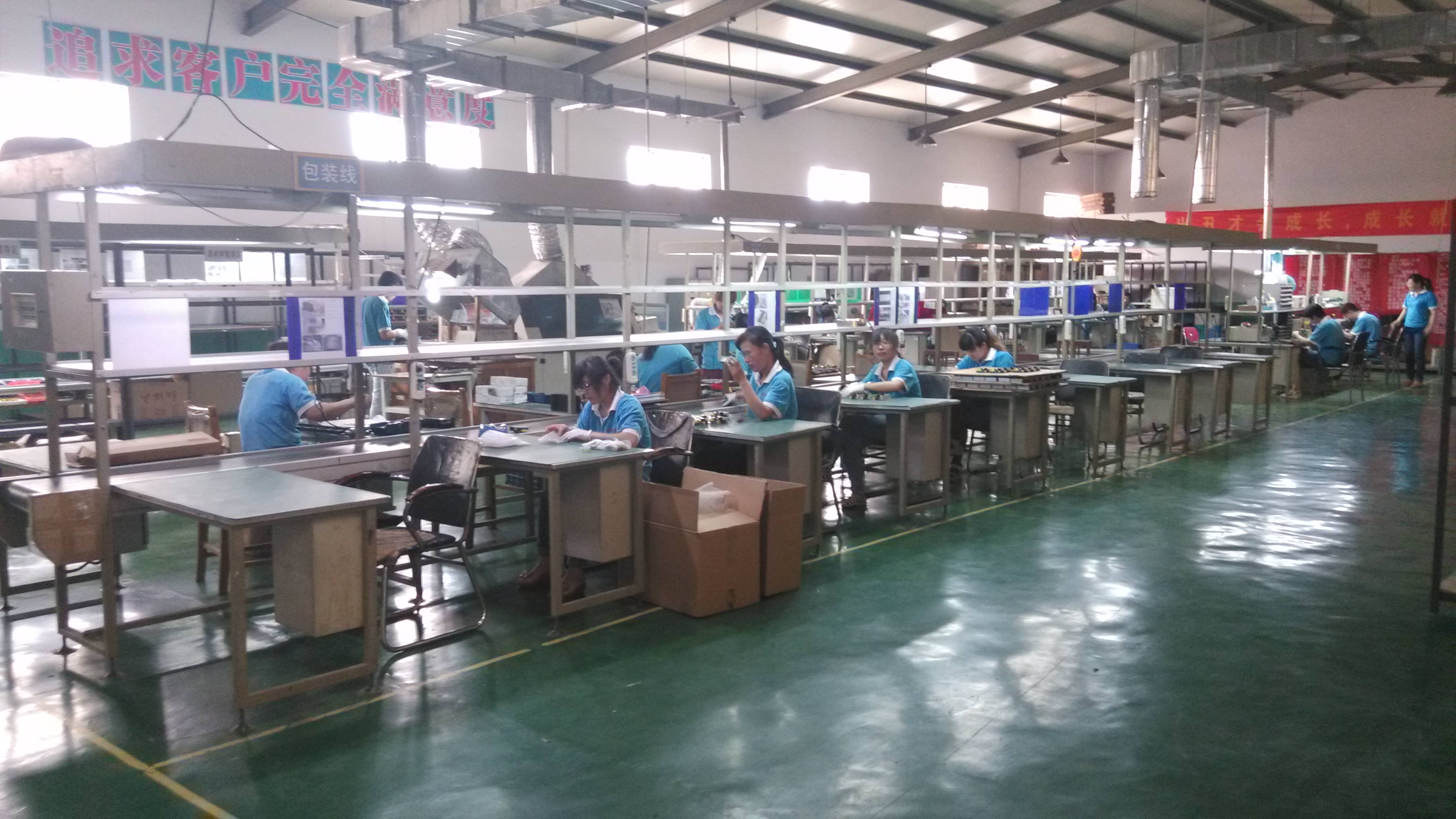 山東沃爾電源流水線